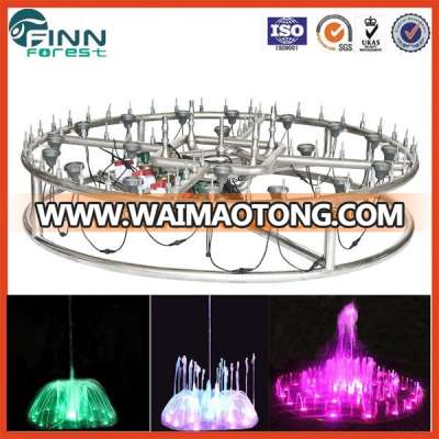 Stainless colorful outdoor multimedia and musical fountain dancing