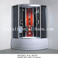 AJL-8078 pinghu 2014 new design sliding steam shower room/shower cabin