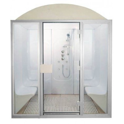 Home sauna acrylic material 2 people steam shower cabin